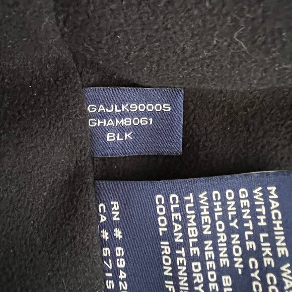 Men's Puffer Vest, G.H. Bass & Co., Black, Zip up, Fleece Lined, XL, EC! - Picture 7 of 15